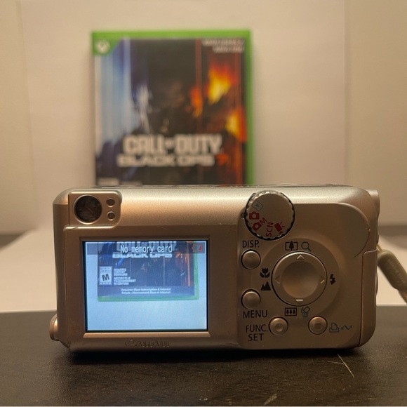 Canon PowerShot A430 Blue Digital Camera - 4.0 MP 4x Zoom Y2K Digicam - Picture 5 of 11